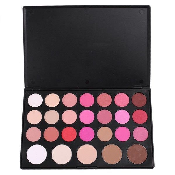 Paleta 26 Cores de Blushes e Contorno