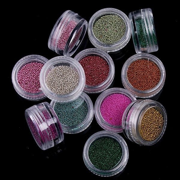 Kit 12 Cores para Art Nail Caviar