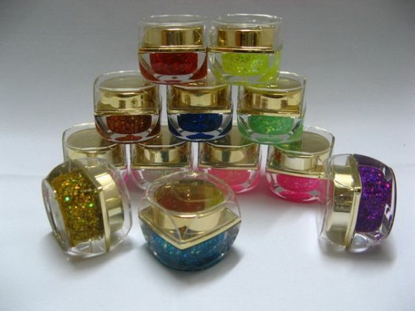 Kit 12 Cores Glitter UV Arte em Unhas 8ml