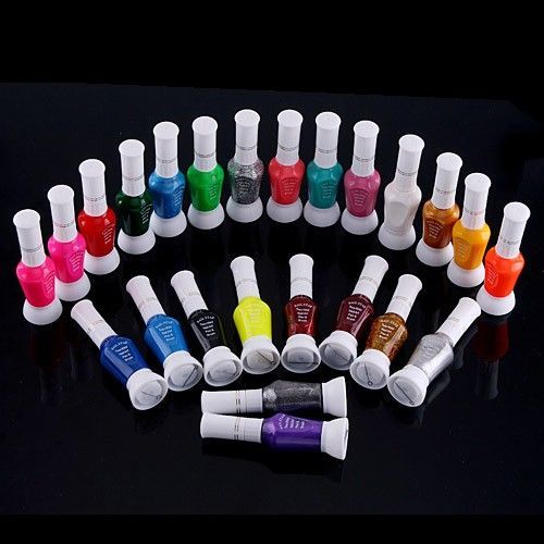 Kit 24 Tintas Nail Art